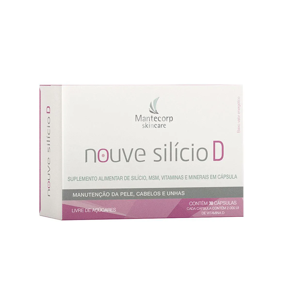 Suplemento Alimentar Nouve Silício D Cabelo Pele e Unha 30 Cápsulas — | Farmácia Resyla