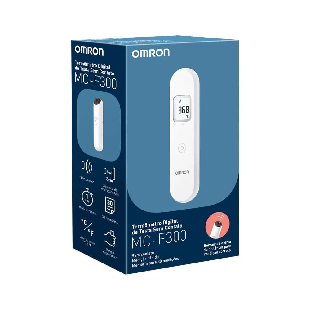 Termometro Digital Omron Mc-f300 Sem Contato — | Farmácia Resyla