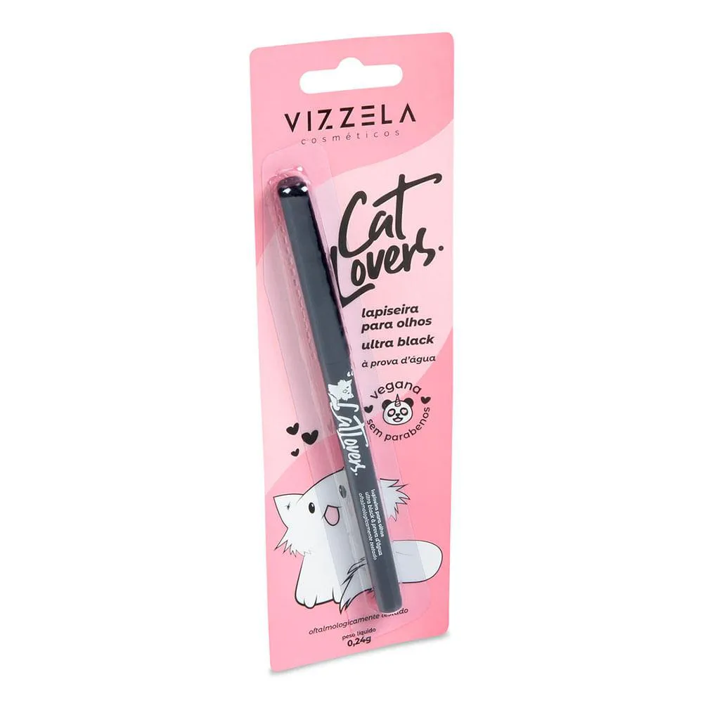 Lapiseira para Olhos Vizzela Cat Lovers Preta — | Farmácia Resyla