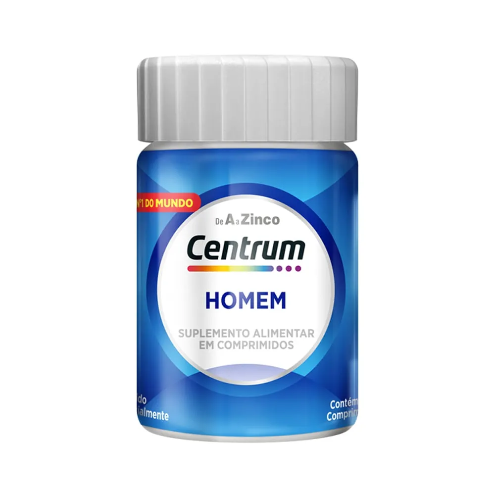 Centrum Homem Polivitamínico Vitaminas De A A Z 30 Comprimidos — Centrum | Farmácia Resyla