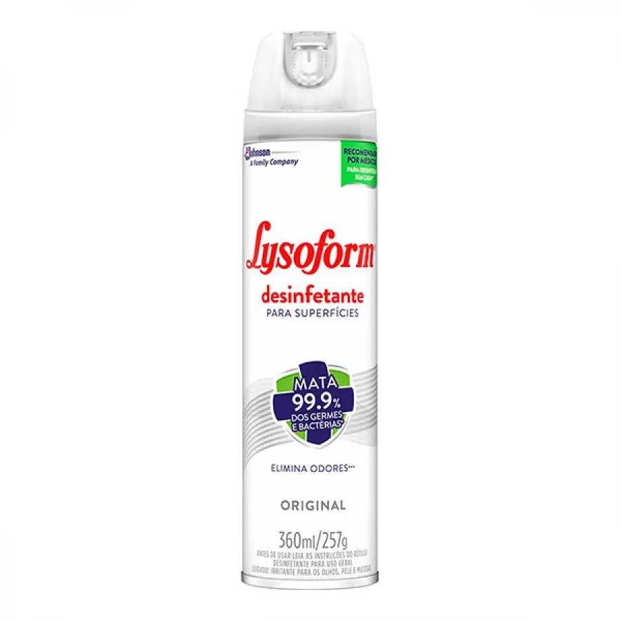 Lysoform Aerossol Original 360ml — | Farmácia Resyla