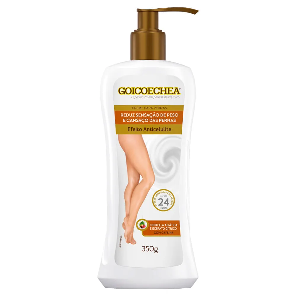 Creme Para Pernas Efeito Anticelulite Centella Asiática E Extrato Cítrico Goicoechea 350g — | Farmácia Resyla