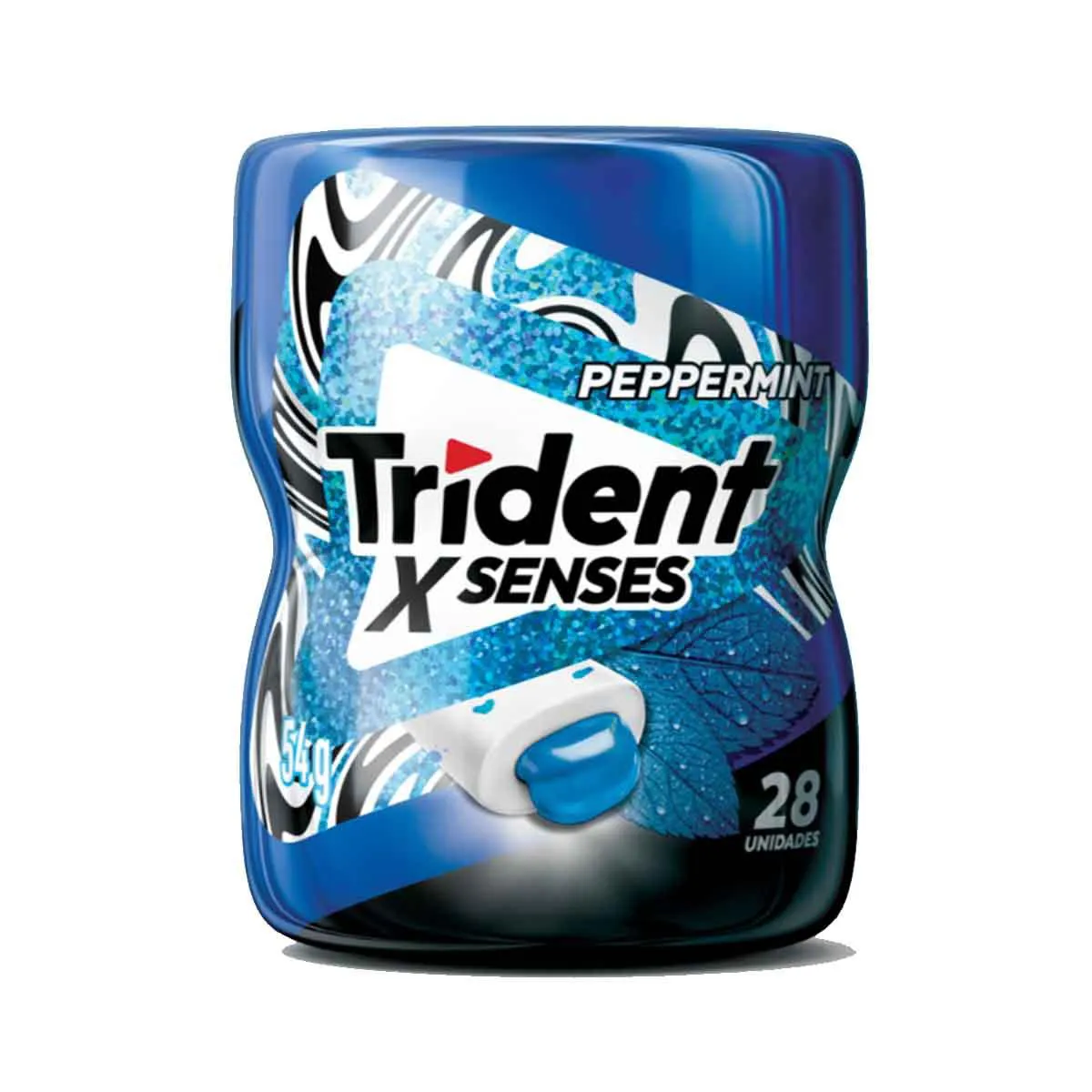 Goma de Máscar Trident X Senses Hortelã Sem Açúcar 54g — Trident | Farmácia Resyla