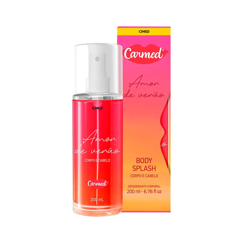 Body Splash Carmed Amor De Verão Corpo E Cabelo 200ml — | Farmácia Resyla