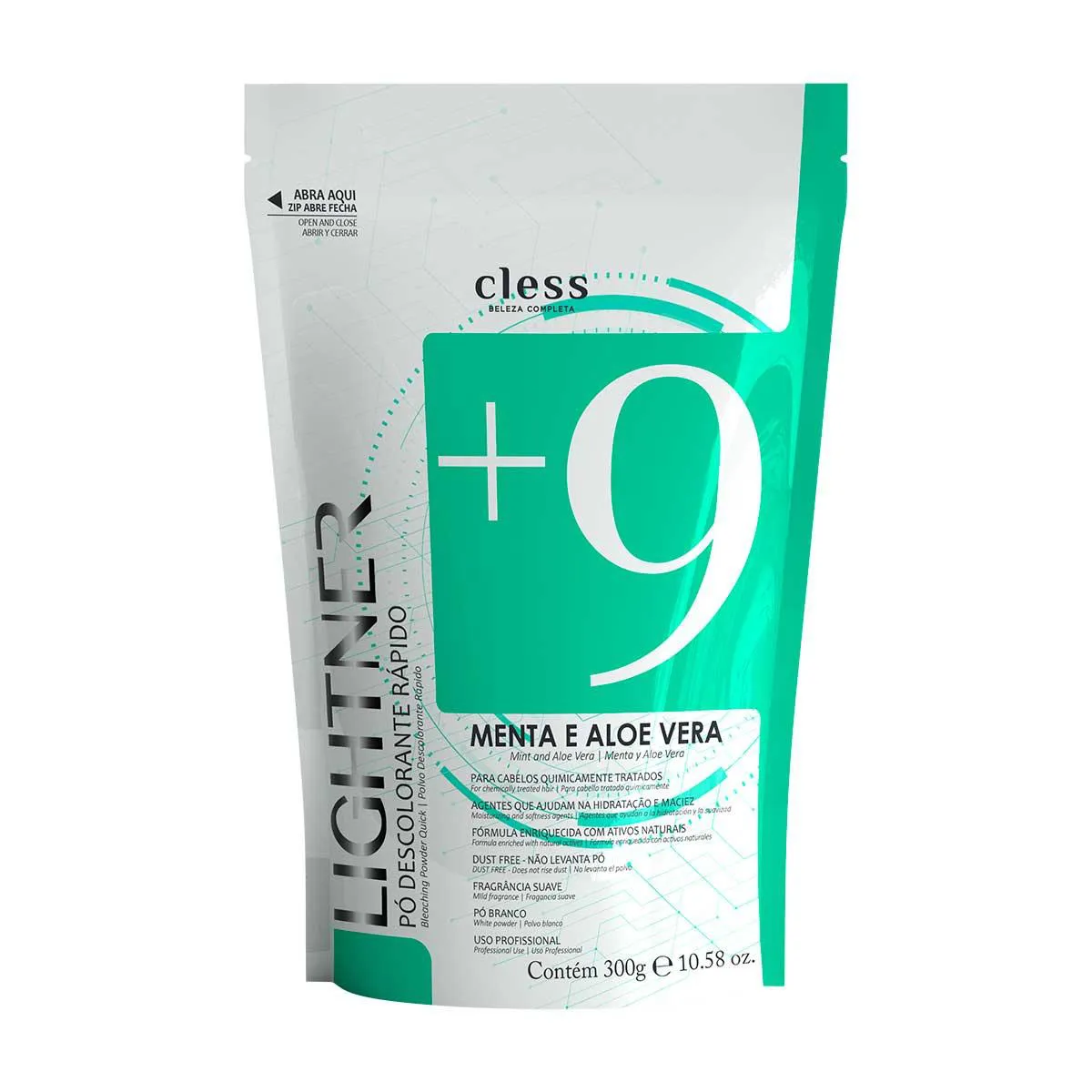 Pó Descolorante Lightner Menta e Aloe Vera 300g — | Farmácia Resyla