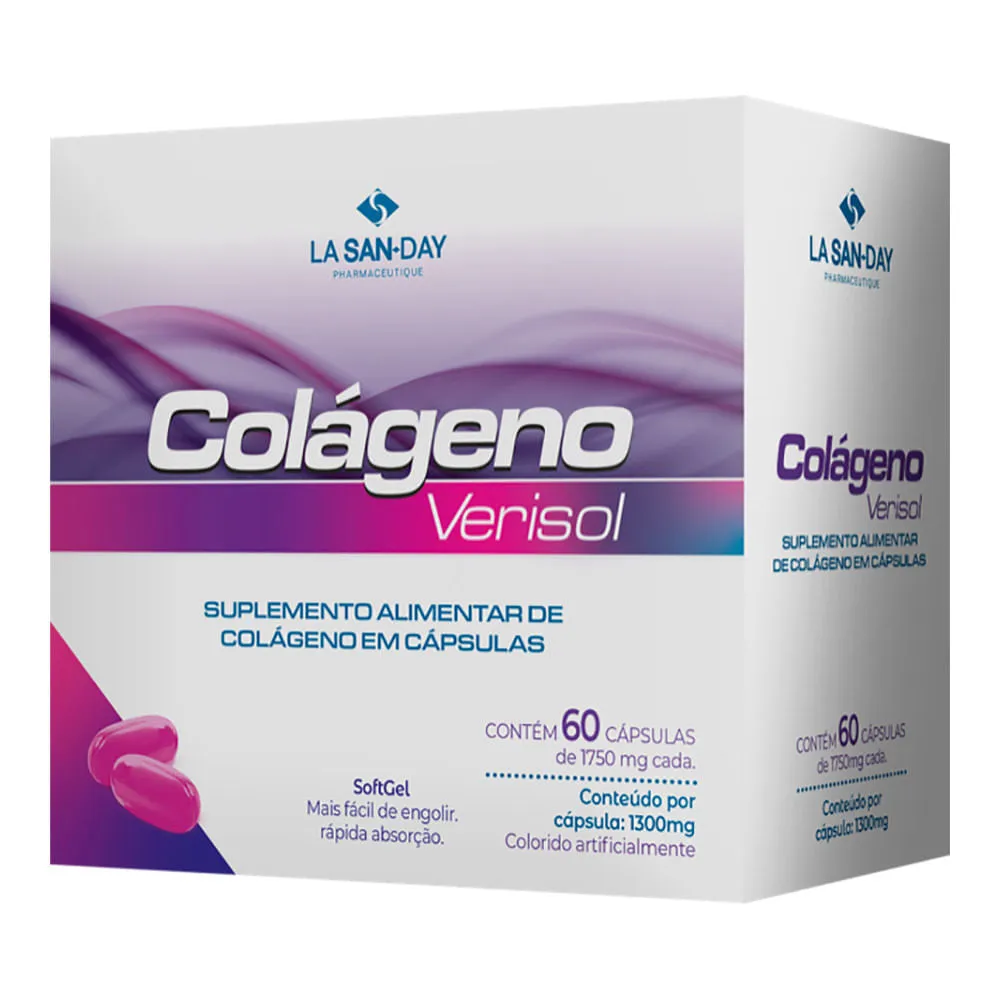 Colágeno Lasanday Verisol 1750mg Com 60 Cápsulas — | Farmácia Resyla