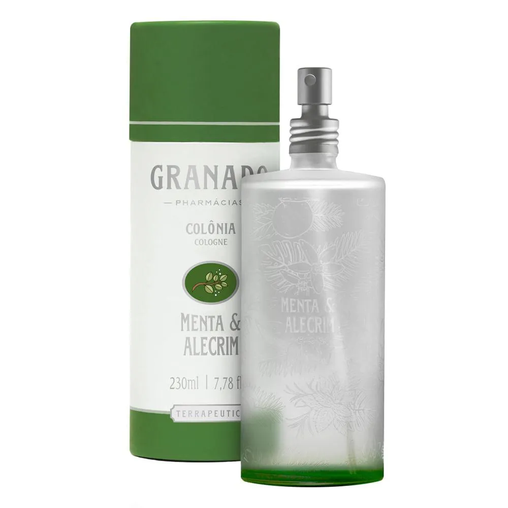 Colônia Terrapeutics Granado - Menta e Alecrim 230ml — Granado | Farmácia Resyla