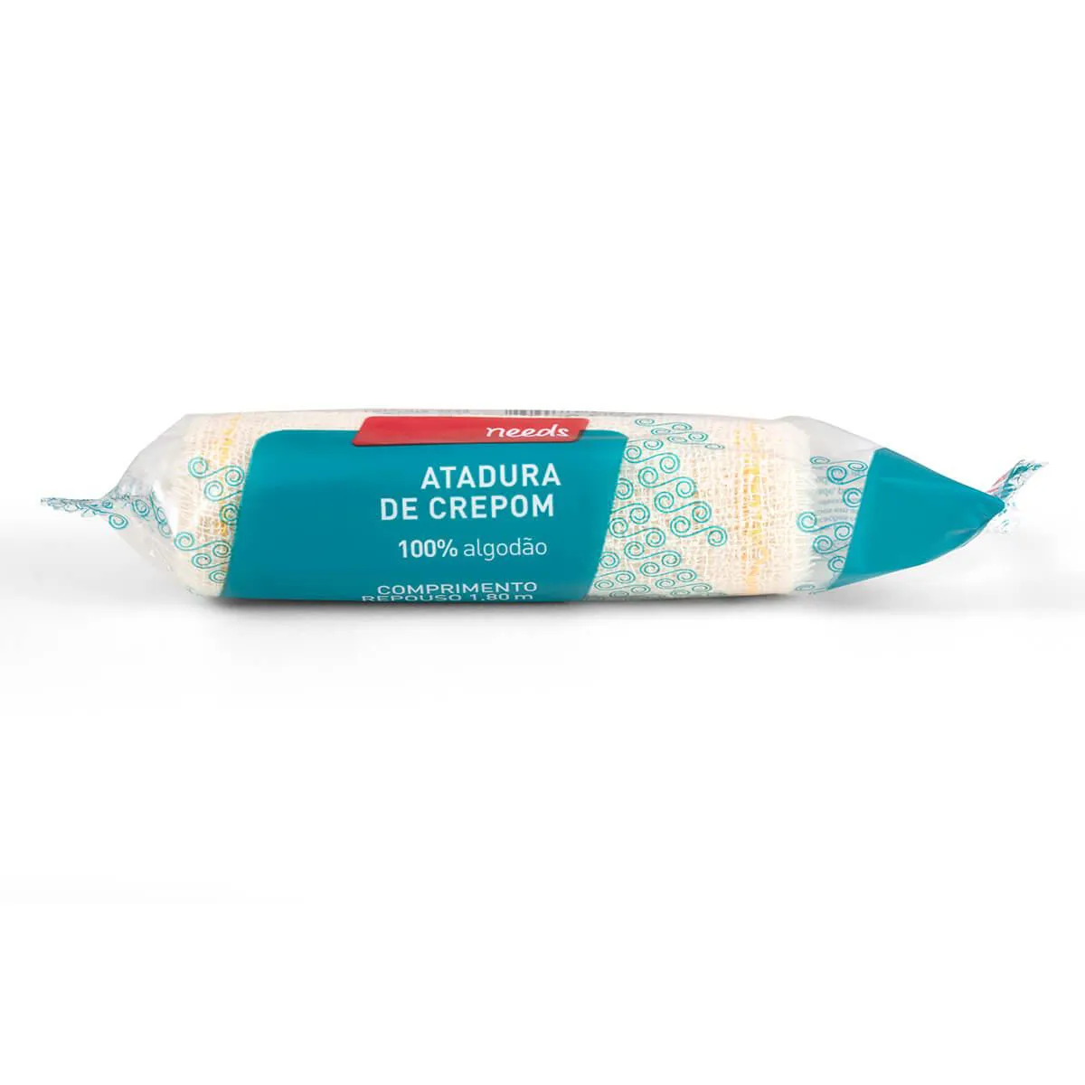 Atadura de Crepom Needs 100% Algodão 1 Rolo de 10cm x 1,8m — Needs | Farmácia Resyla