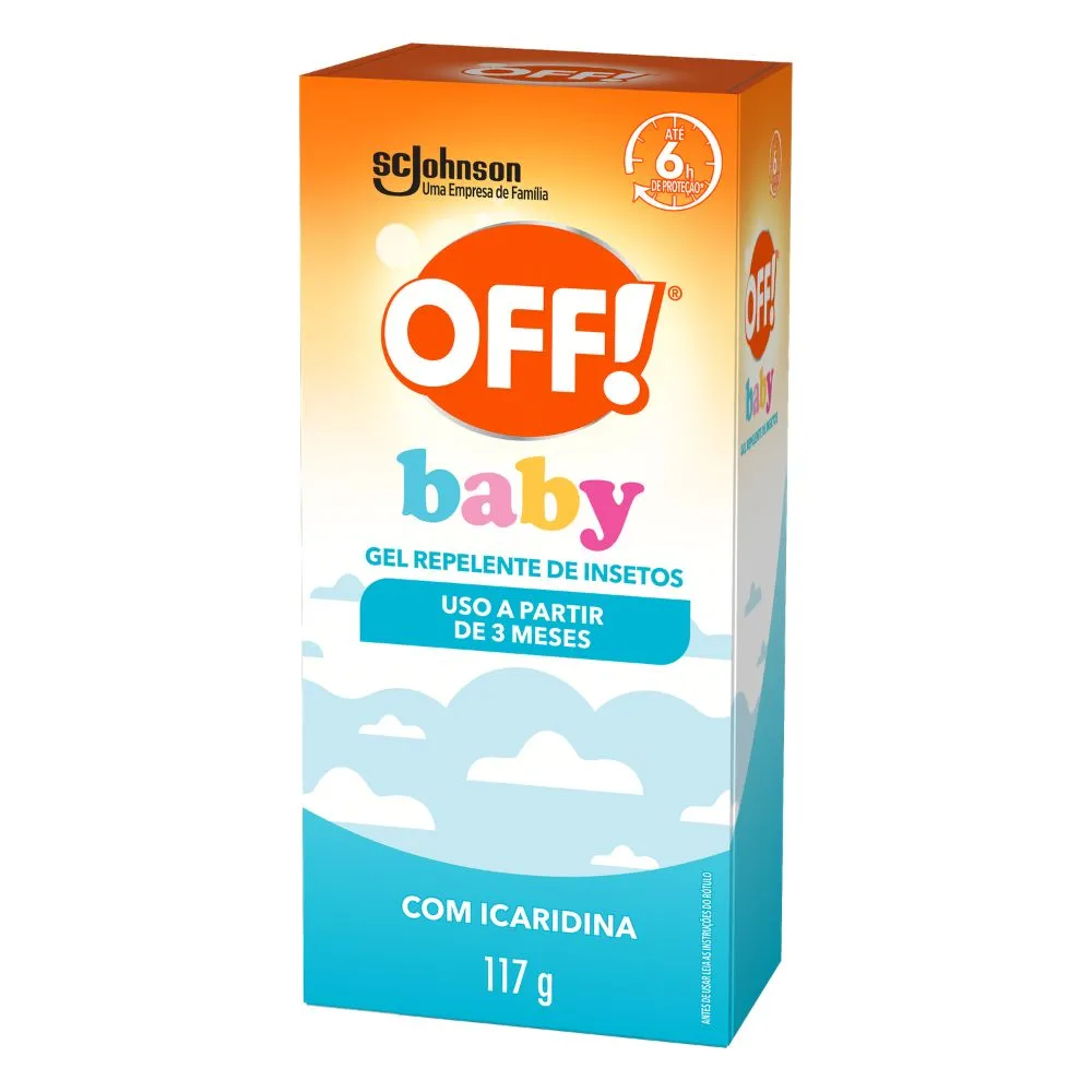 Repelente De Insetos Off Baby Com Icaridina Gel 117g — | Farmácia Resyla