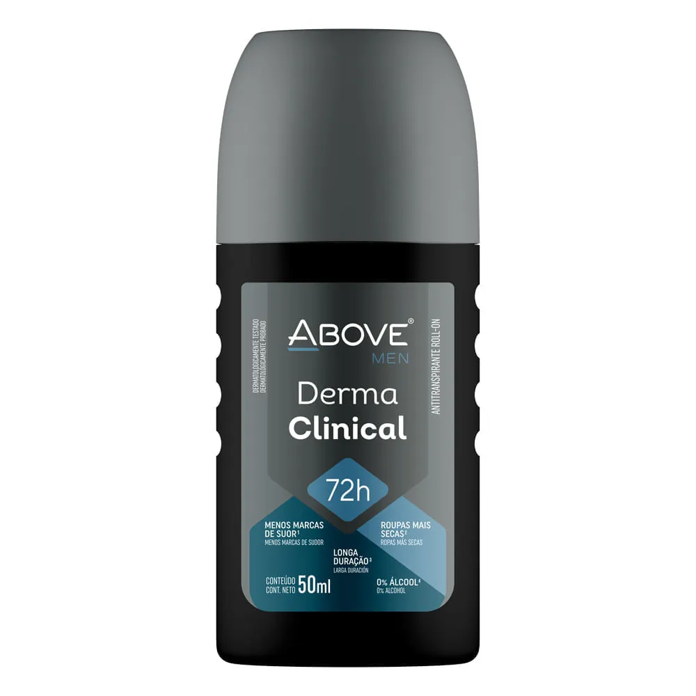 Desodorante Above Masculino Derma Clinical 50ml Roll On — Above | Farmácia Resyla