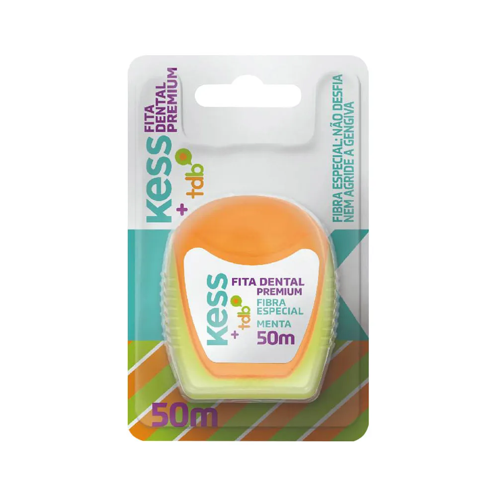 Fita Dental Premium Kess + Tab Menta 50m — | Farmácia Resyla
