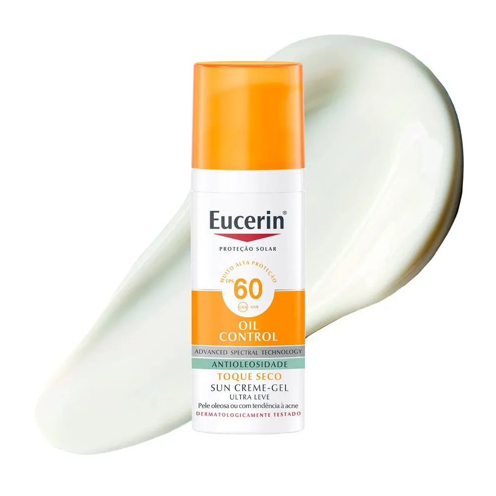 Protetor Solar Facial Eucerin Sun Oil Control Fps 60 50ml — Eucerin | Farmácia Resyla