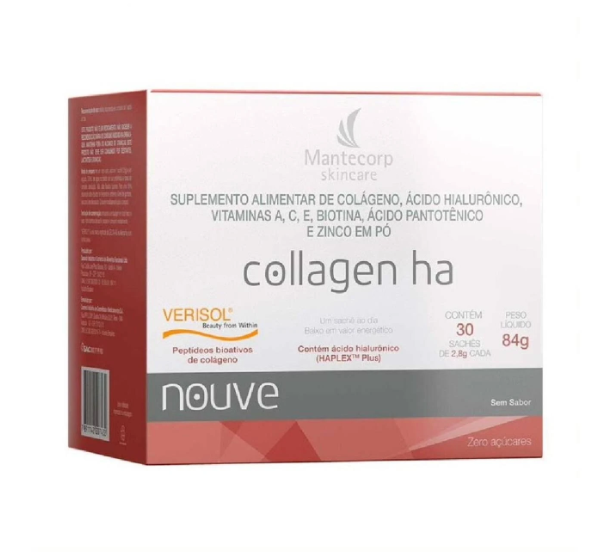 Nouve Collagen HA Mantecorp 30 sachês — Mantecorp | Farmácia Resyla