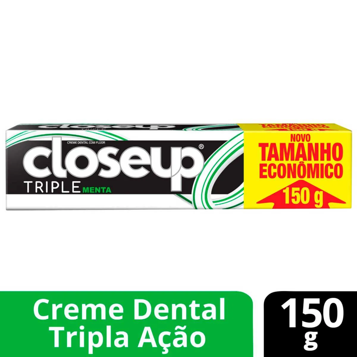 Creme Dental Closeup Triple Menta 150g — | Farmácia Resyla