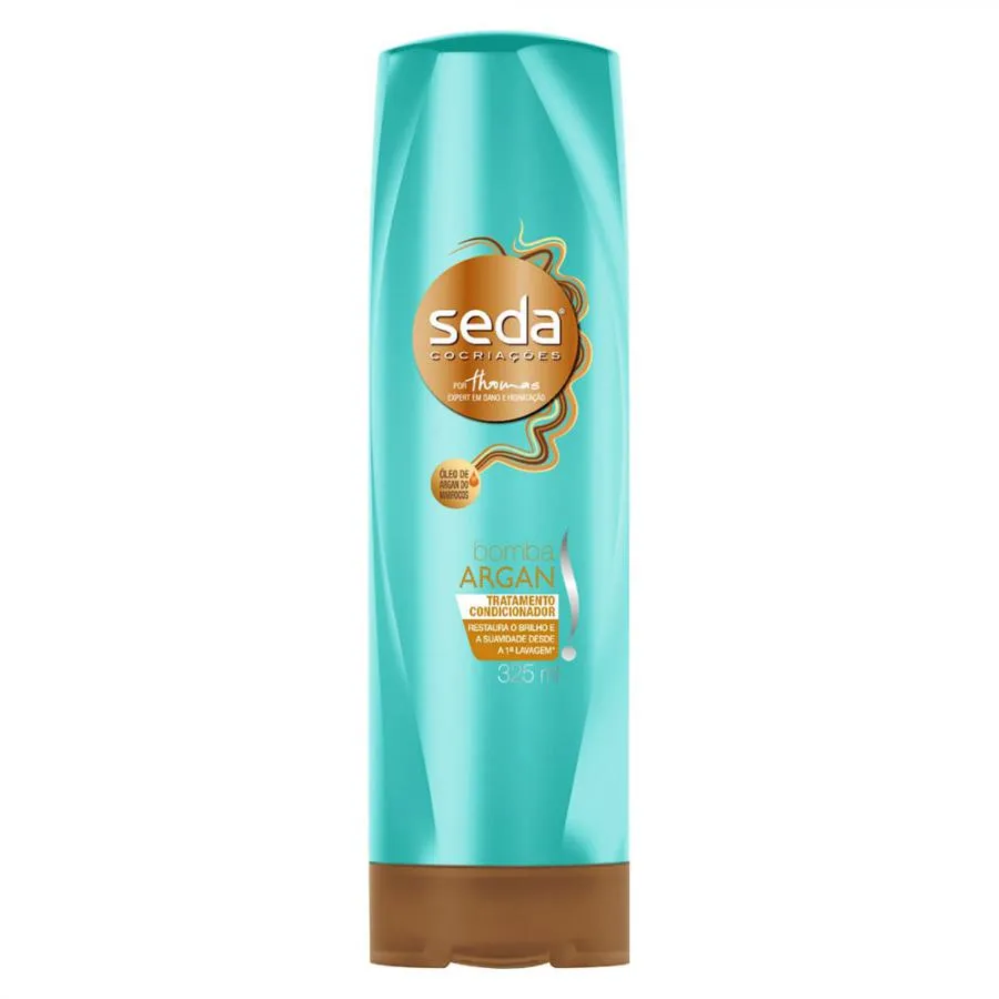Condicionador Seda Bomba De Argan 325ml — Seda | Farmácia Resyla