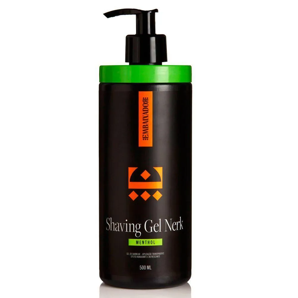 Shaving Gel de Barbear Nerk Menthol Embaixador 500ml — | Farmácia Resyla