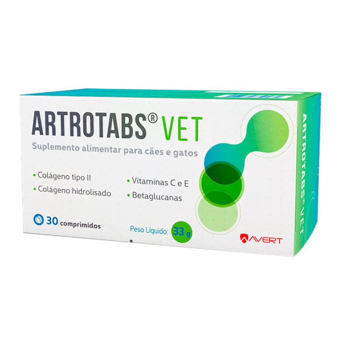 Suplemento Alimentar Artrotabs Vet 30 Comprimidos para Cães e Gatos — | Farmácia Resyla