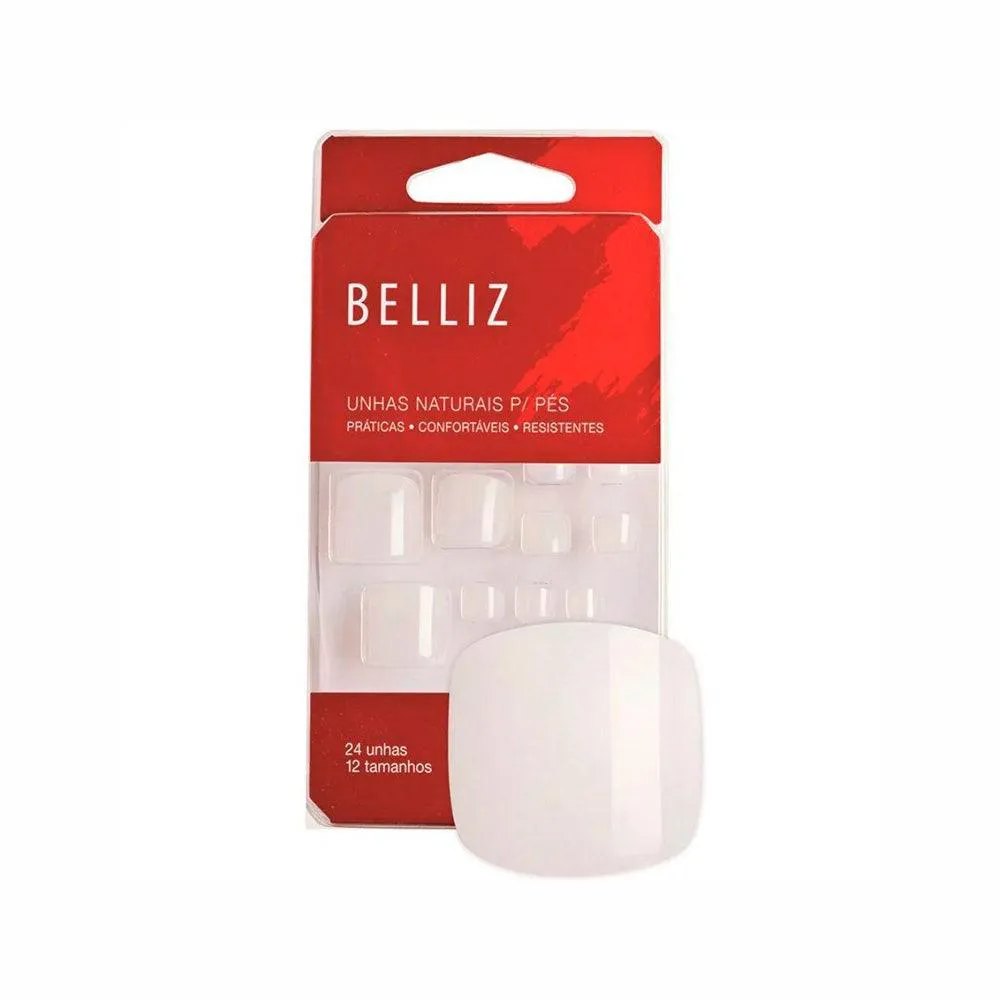 Unhas Postiças para Pés Belliz Naturais — Belliz | Farmácia Resyla
