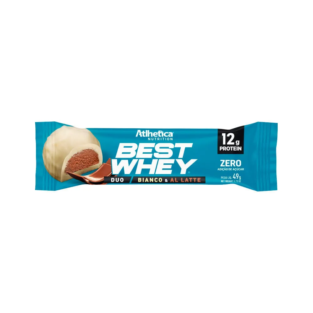 Barra De Proteina Best Whey Duo Bianco E Al Latte 49g — | Farmácia Resyla