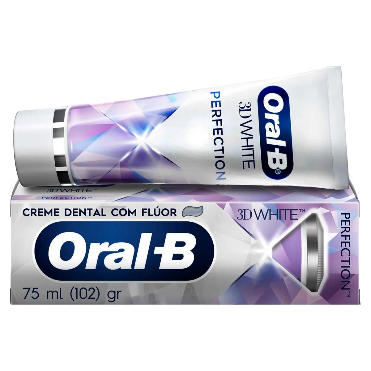Creme Dental Oral-B 3D White Perfection 102g — Oral-B | Farmácia Resyla