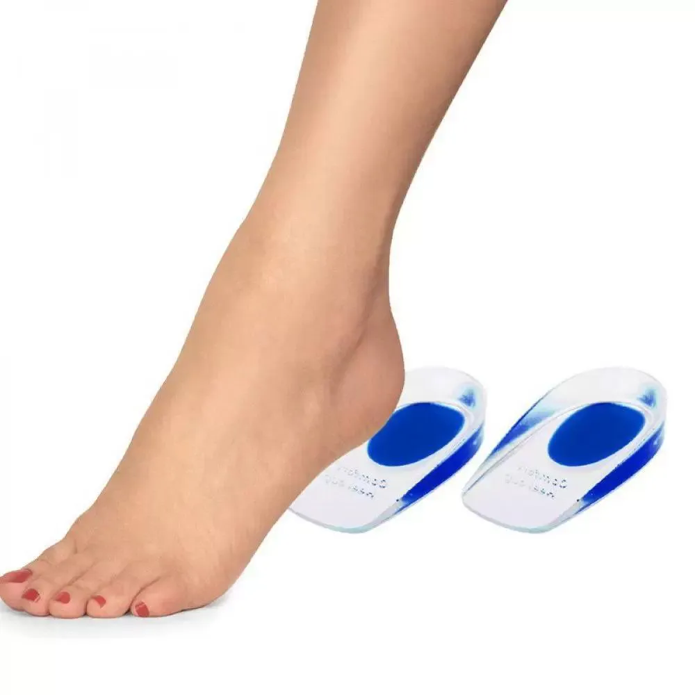 Palmilha Silicone Gel Sml Ortopédica Calcanhar Calcanheira Branco — | Farmácia Resyla
