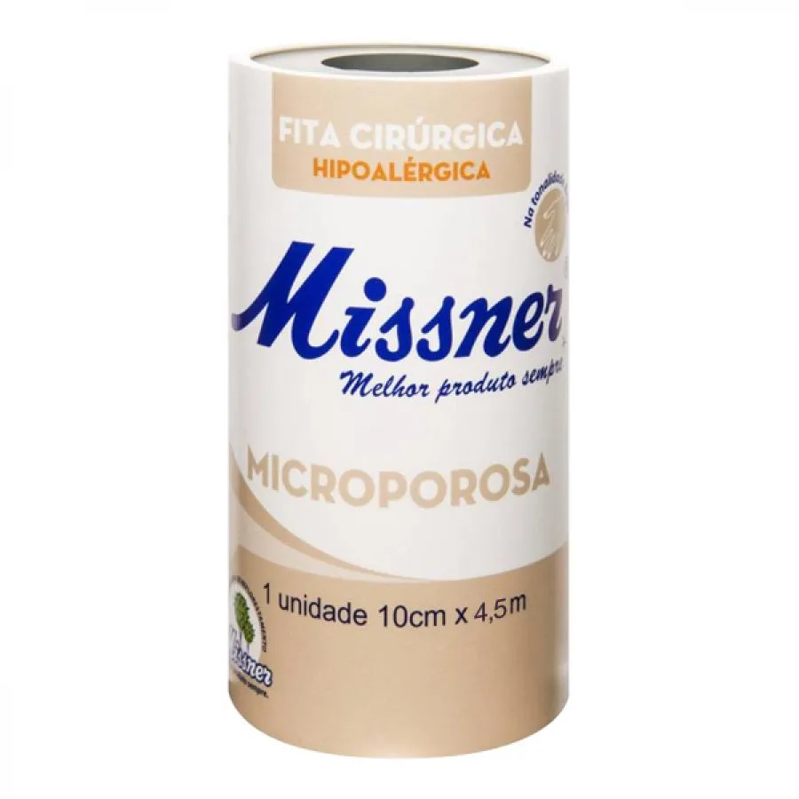 Fita Micropore Missner Bege 10cmx4,5m — | Farmácia Resyla