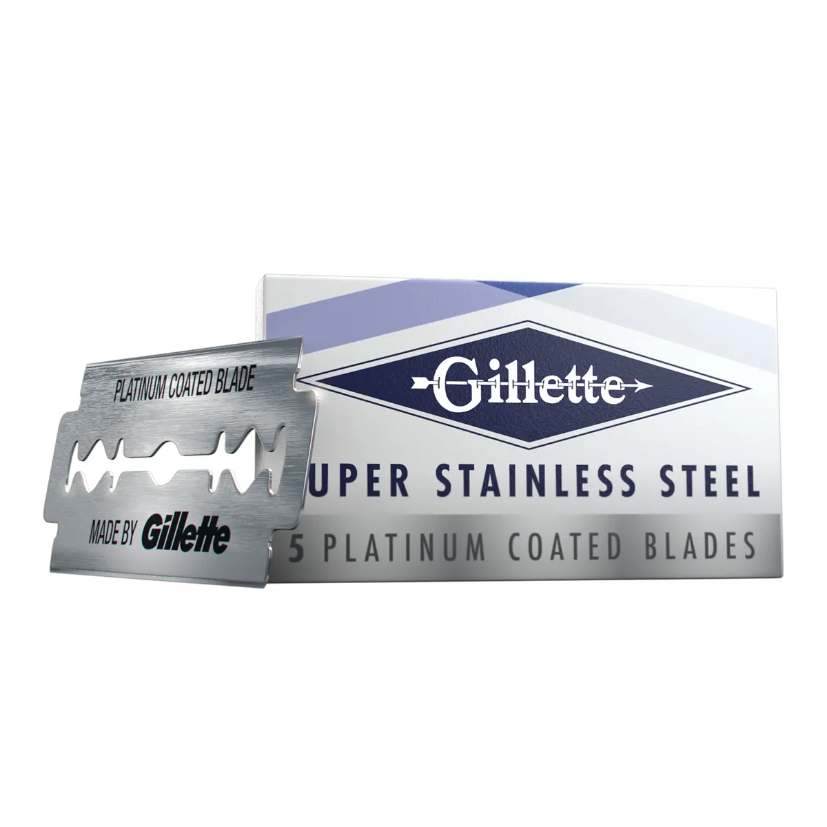 Lâmina de Barbear Gillette Platinum Duplo Fio com 5 Lâminas — Gillette | Farmácia Resyla