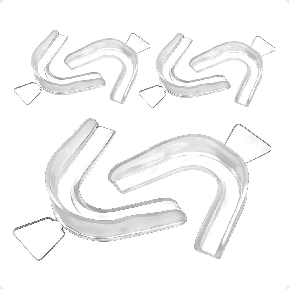 Kit 6 Moldeiras Clareamento Dental Termomoldável Silicone — | Farmácia Resyla