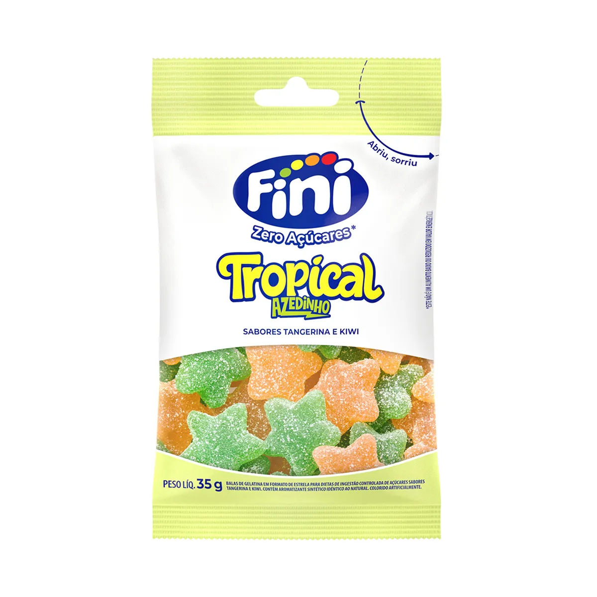 Bala Fini Tropical Azedinho 35g — | Farmácia Resyla