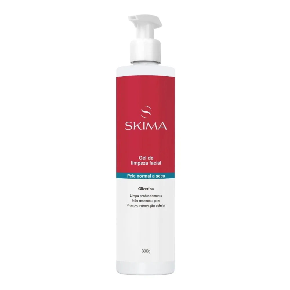 Gel De Limpeza Facial Skima Pele Normal A Seca 300g — | Farmácia Resyla