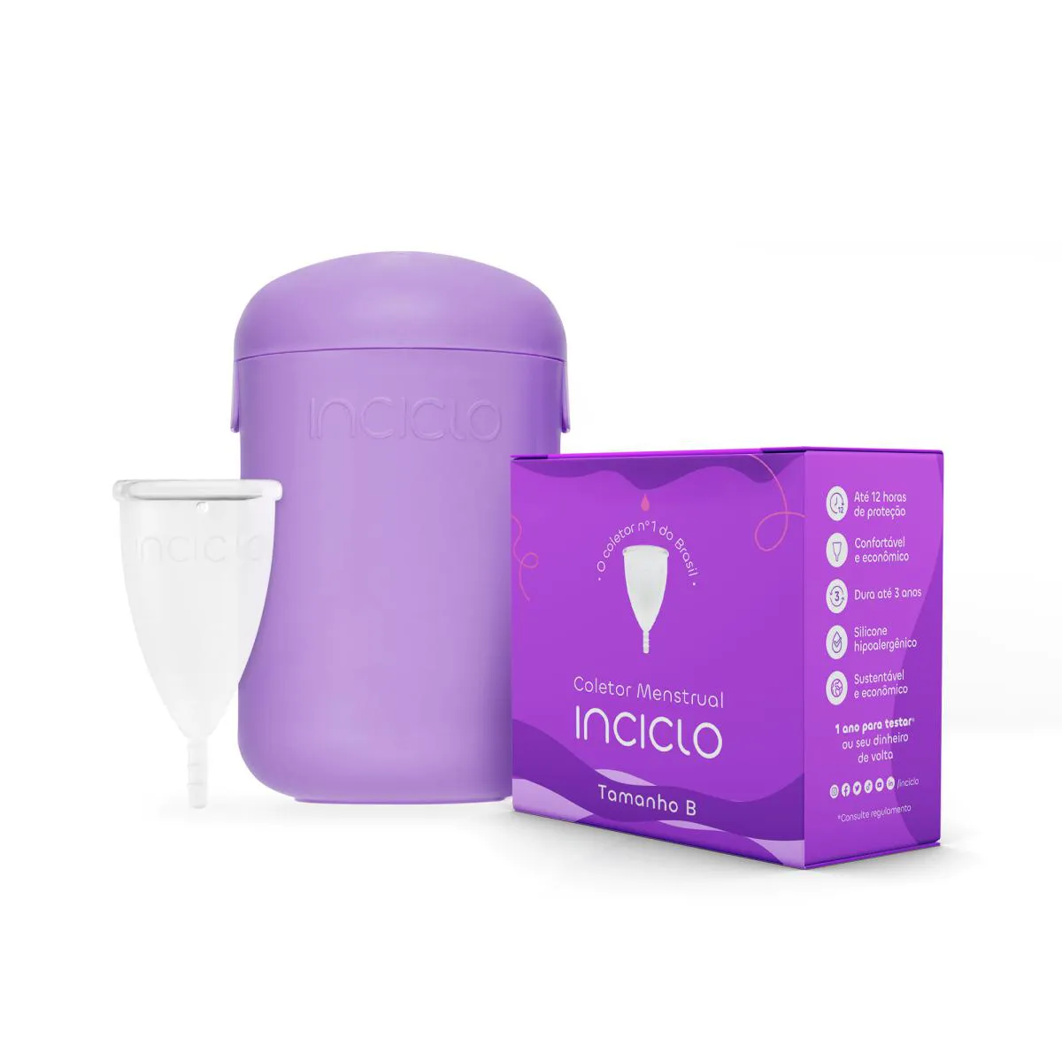 Coletor Menstrual Inciclo - B + Cápsula Esterilizadora Inciclo B (de 20 A 29 Anos E Sem Filhos) — | Farmácia Resyla