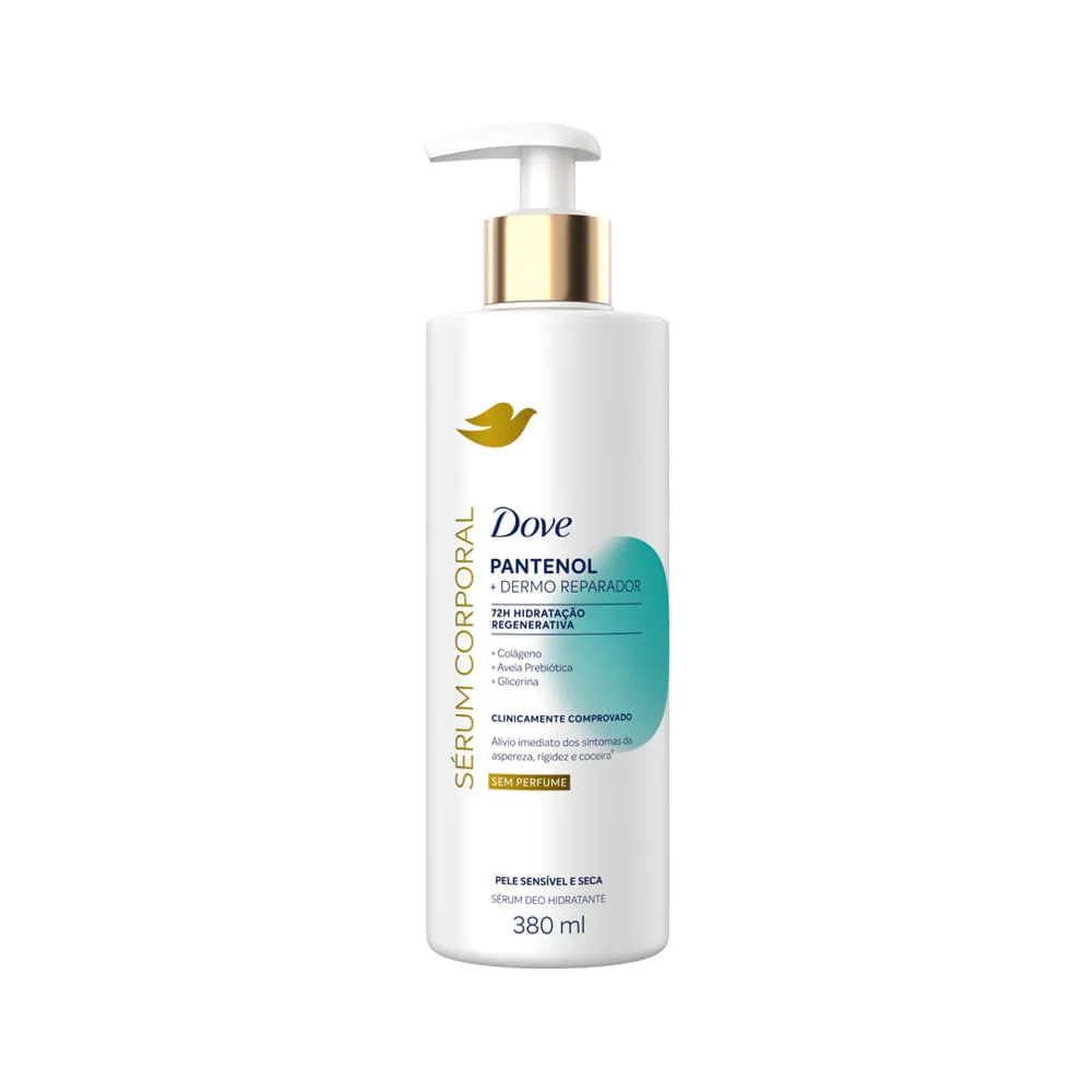Hidratante Dove Pantenol 380ml Serum Sem Perfume — Dove | Farmácia Resyla