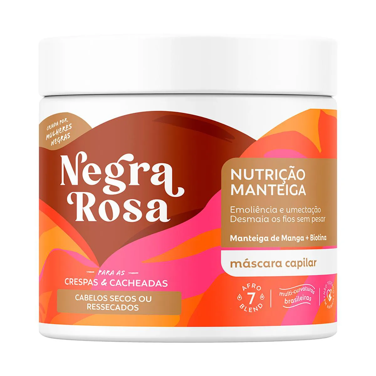 Máscara Capilar de Nutrição Negra Rosa Manteiga 500g — | Farmácia Resyla
