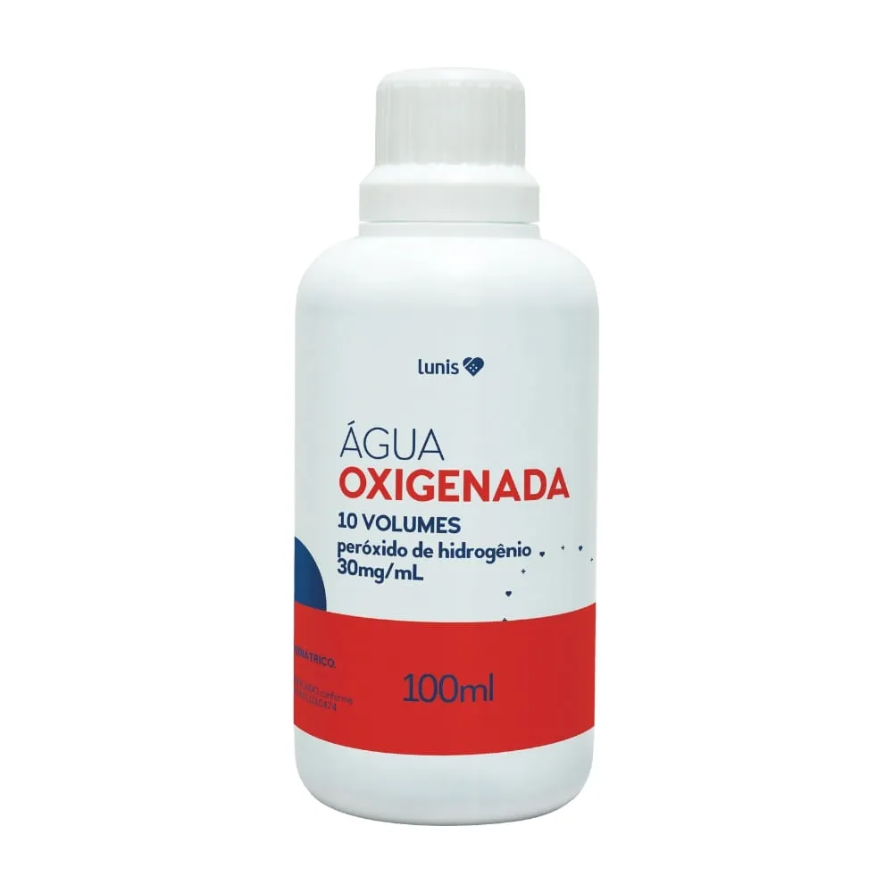 Água Oxigenada Lunis 10 Volumes 100ml — | Farmácia Resyla