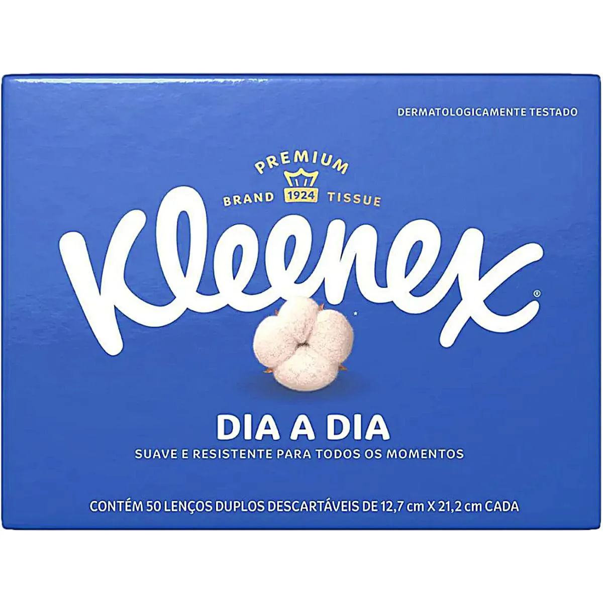 Lenço de Papel Kleenex Dia a Dia - Box com 50 unidades — | Farmácia Resyla
