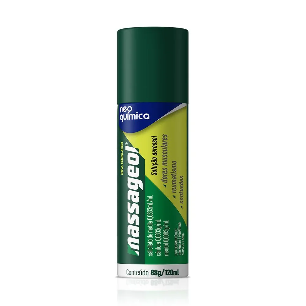 Massageol Aerossol 120ml — | Farmácia Resyla