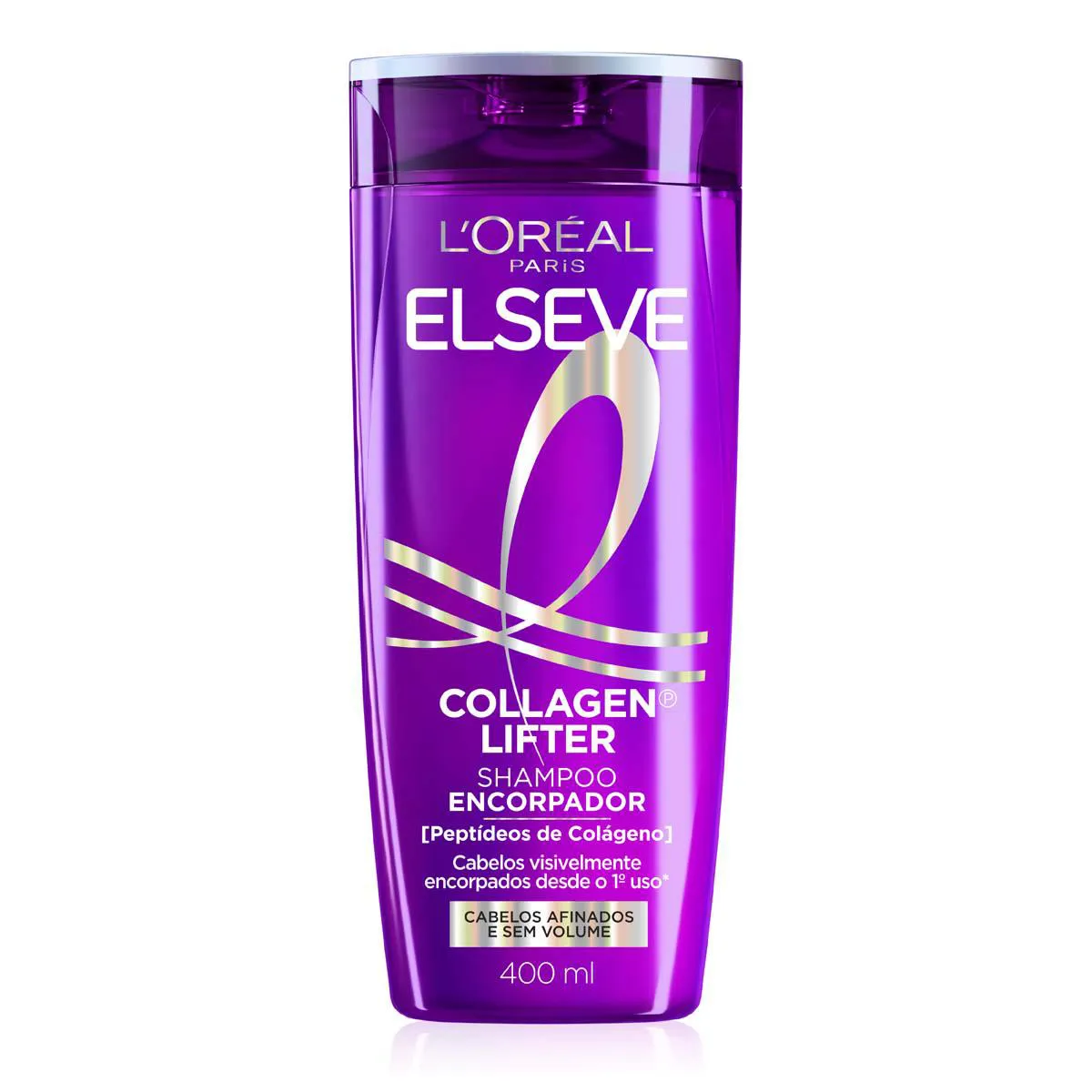 Shampoo Encorpador Elseve Collagen Lifter Volume Duradouro e Encorpamento Capilar 400ml — Elseve | Farmácia Resyla