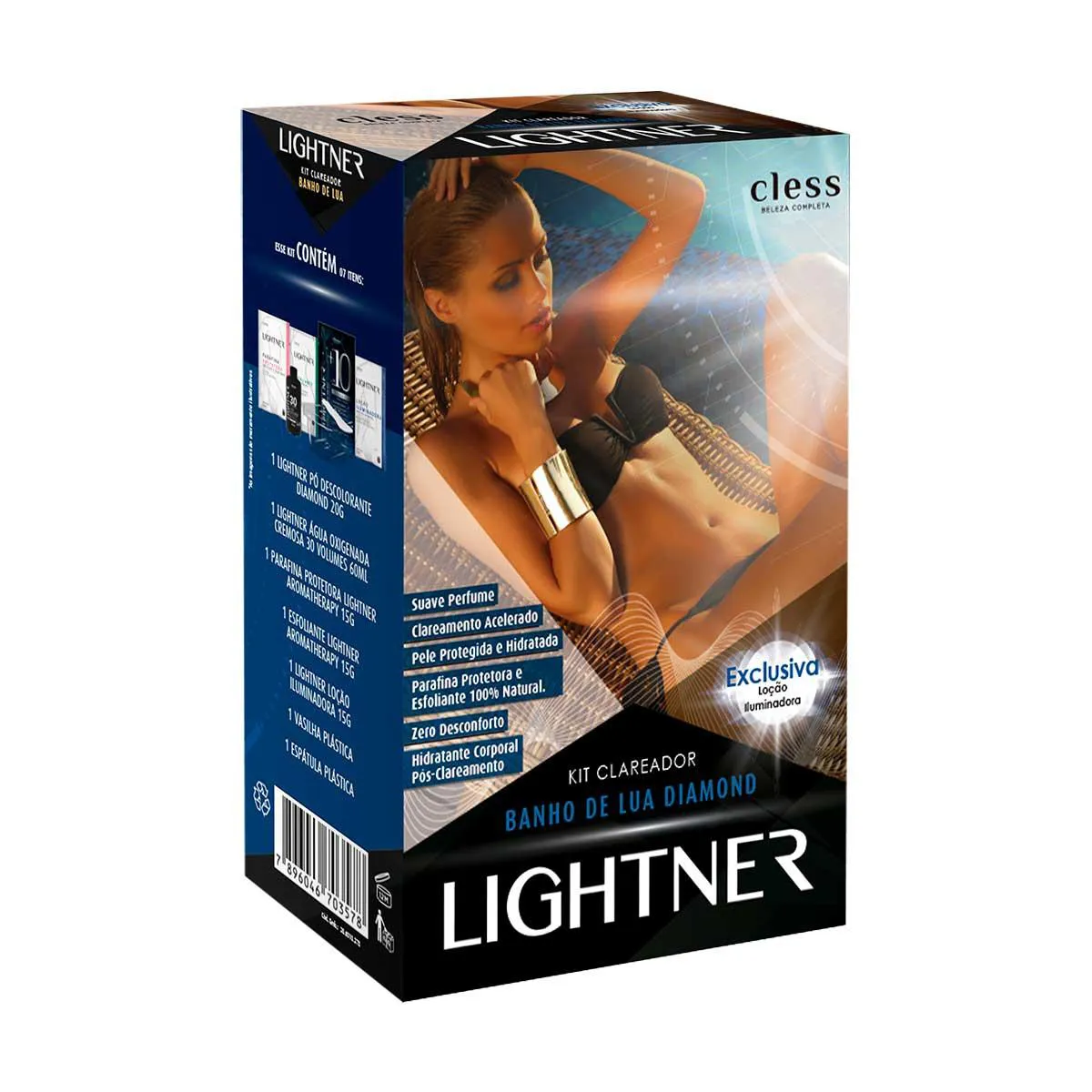 Kit Clareador de Pelos Banho de Lua Diamond Lightner com 7 itens — | Farmácia Resyla