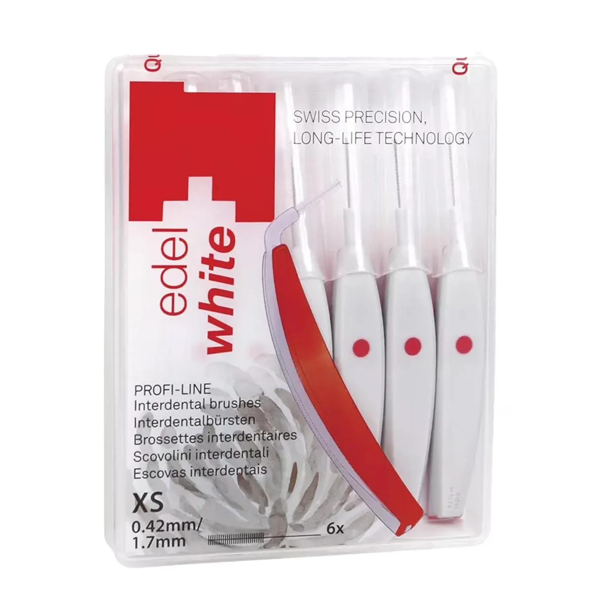 Escova Interdental Edel White Easyflex EW-ID7 XS 0,42mm 6 unidades — | Farmácia Resyla