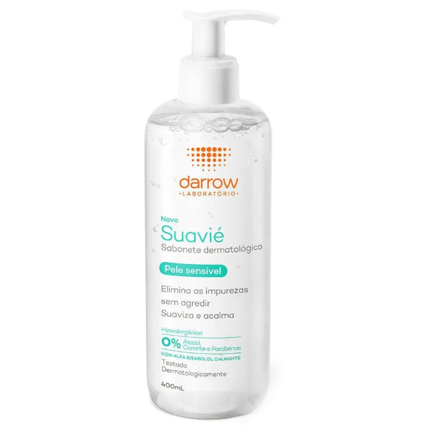 Sabonete Líquido Darrow Suavié Pele Sensível Facial 400ml — | Farmácia Resyla