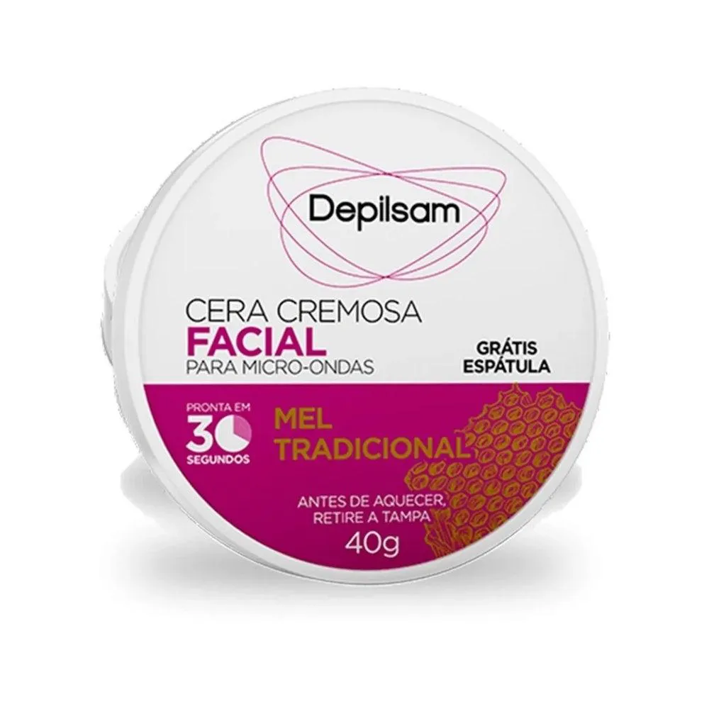 Cera Depilatória de Microondas Depilsam Mel 40g — Depilsam | Farmácia Resyla
