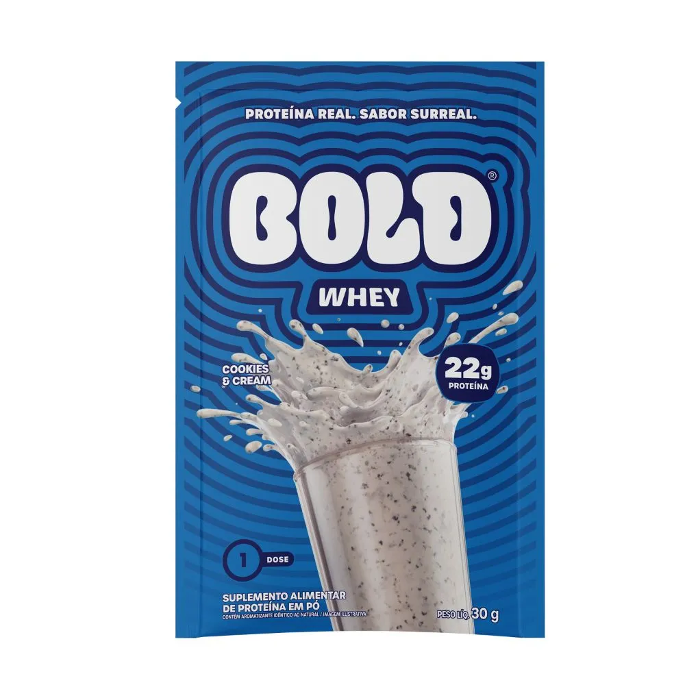 Suplemento Bold Whey Cookies E Cream 30g — | Farmácia Resyla