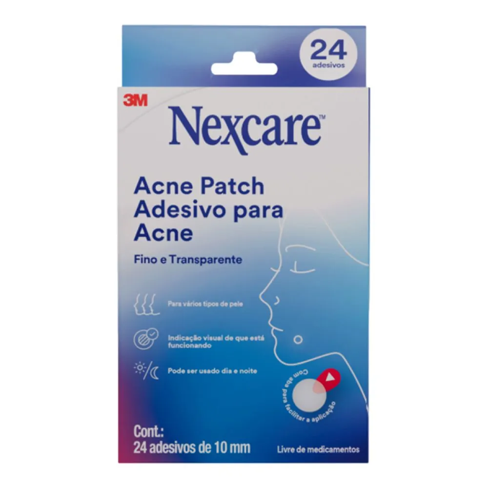 Curativo 3m Nexcare Acne Patch Com 24 Adesivos — | Farmácia Resyla