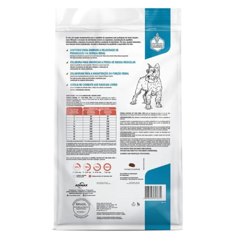 Ração Fórmula Natural Vet Care Renal para Cães Adultos 2 Kg — | Farmácia Resyla