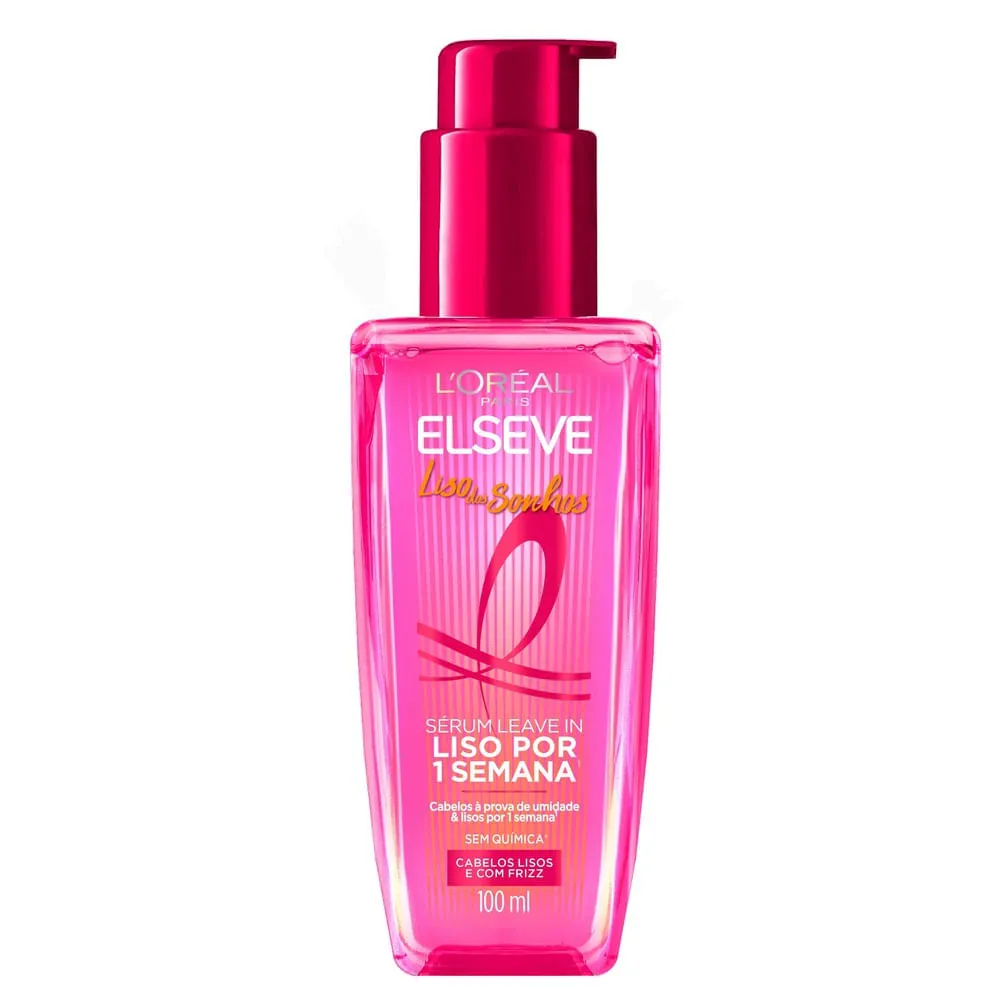 Sérum Loreal Paris Elseve Liso Dos Sonhos 100ml — Elseve | Farmácia Resyla