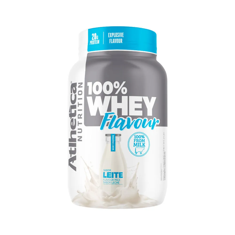 Suplemento Atlhetica 100% Whey Flavour 900gr Leite — | Farmácia Resyla