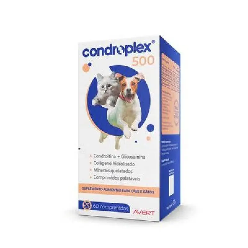 Condroplex 500mg - 60 comprimidos — | Farmácia Resyla