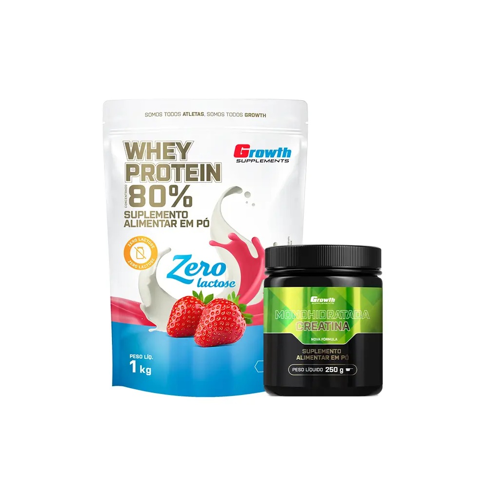 Kit Whey Protein Concentrado Zero + Creatina Monohidratada 250g — | Farmácia Resyla