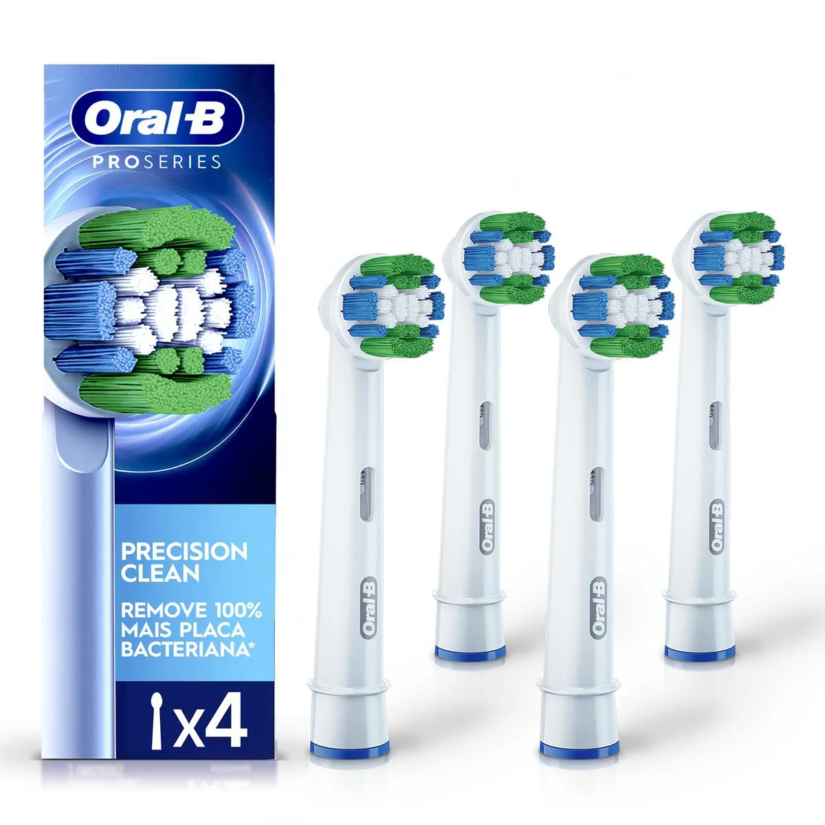Refil Escova de Dente Elétrica Oral-B PRO Series Precision Clean 4 unidades — Oral-B | Farmácia Resyla