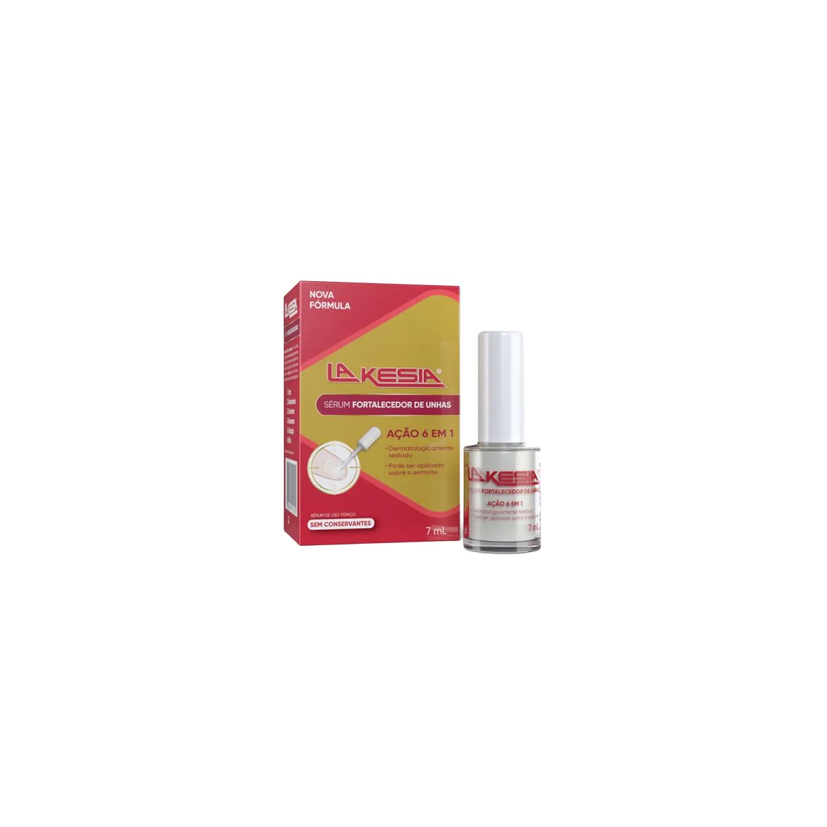 Sérum Fortalecedor de Unhas LaKesia com 7ml — | Farmácia Resyla